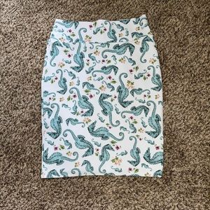 Women’s Large LulaRoe Seahorse Skirt